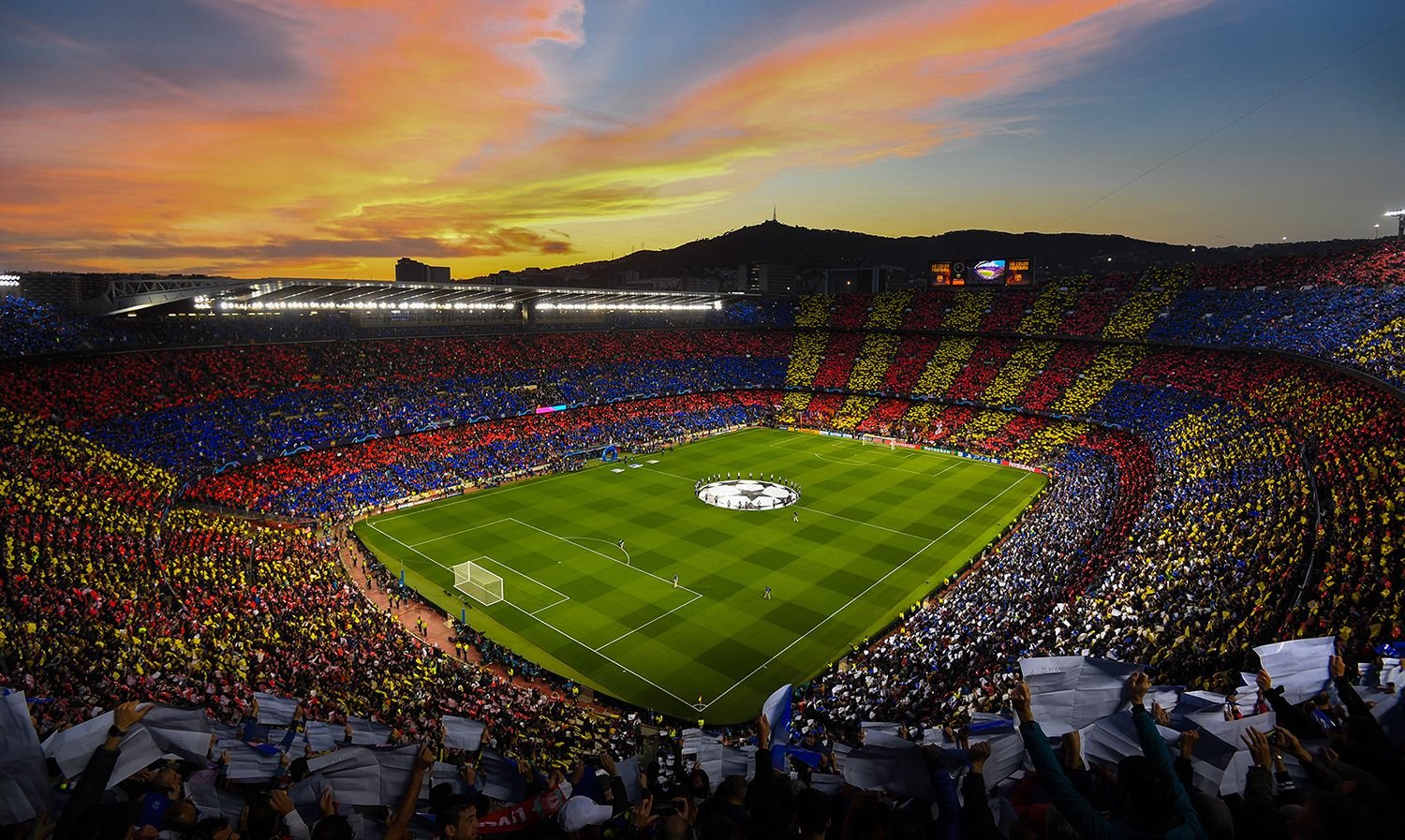 Camp Nou is the biggest football stadium in Spain