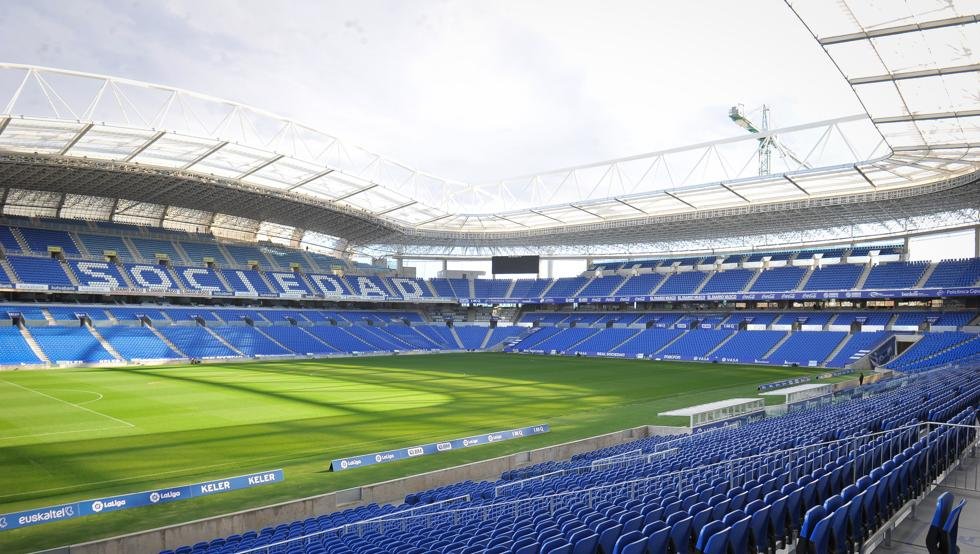 Anoeta is one of the largest soccer stadiums in Spain