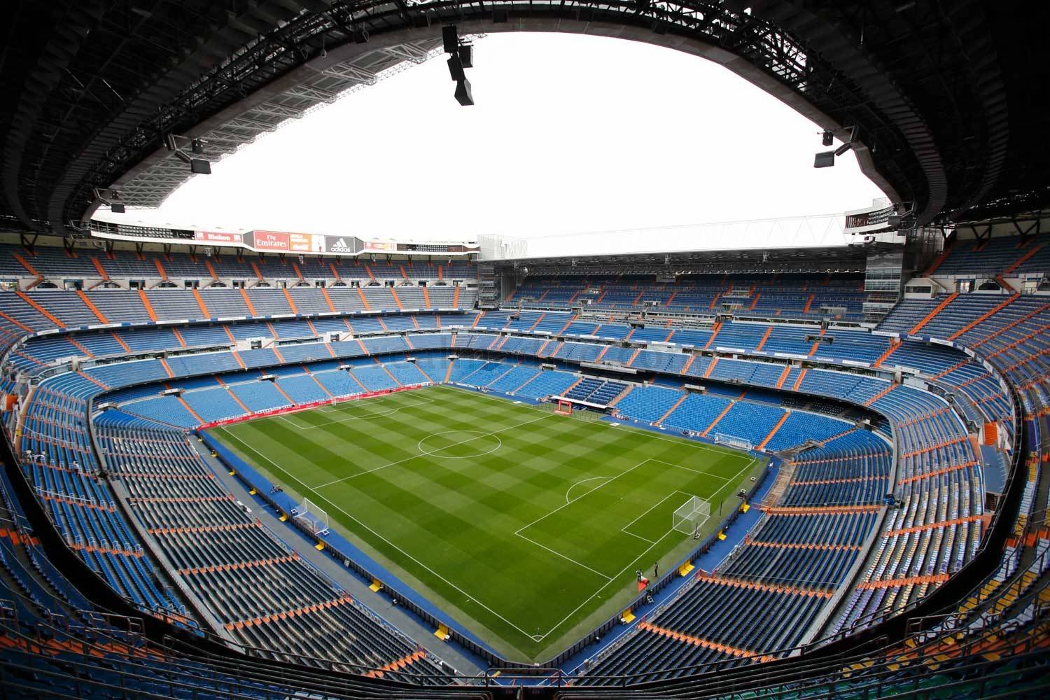 Santiago Bernabéu is the second biggest football stadium in Spain