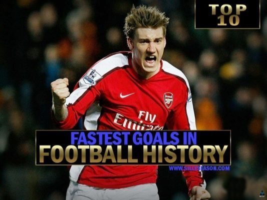 Top 10 Fastest Goal Ever - Of All Time In Football