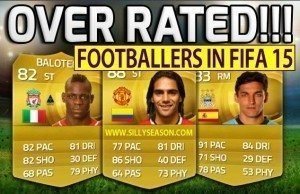 Top-10 Overrated players on FIFA 15