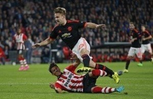 Fotboll, Champions League, PSV Eindhoven - Manchester United