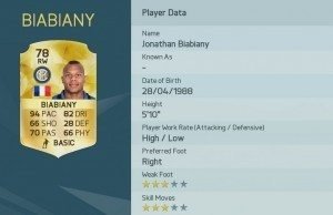 Jonathan Biabiany is one of the Top 10 Fastest Players in FIFA 16