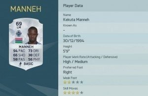Kekuta Manneh is one of the Top 10 Fastest Players in FIFA 16
