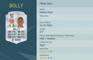 Mathis Bolly is one of the Top 10 Fastest Players in FIFA 16