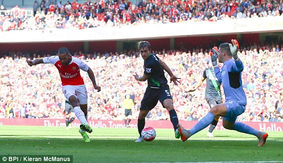 Arsenal edge past Stoke City at Emirates 1