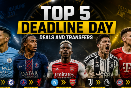 Top 5 Deadline Day Deals and Transfers top 5 deadline day transfers