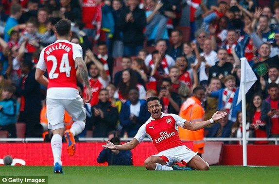 Arsenal ease past Manchester United 1
