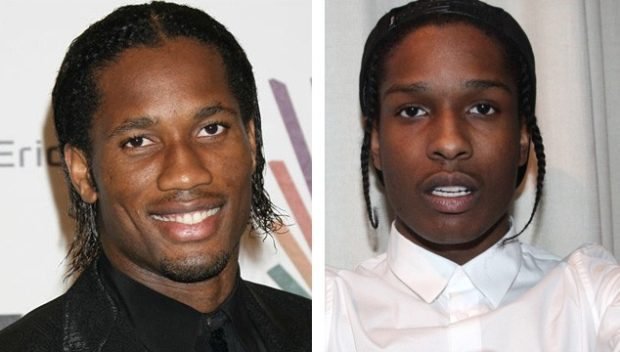 Asap rocky is the Didier Drogba look alikes