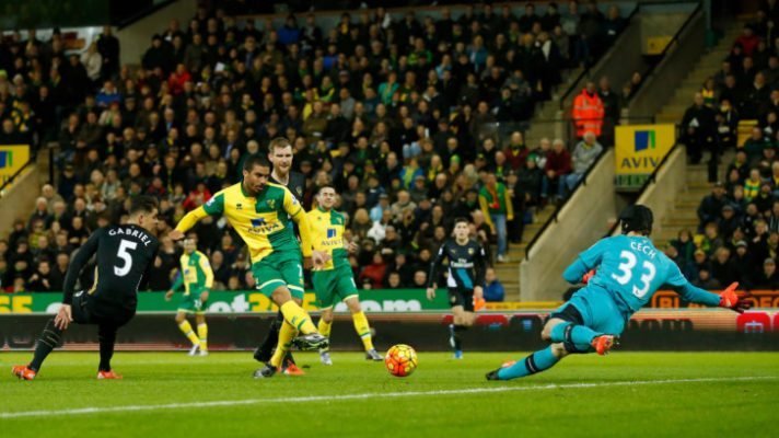 Norwich City hold Arsenal to draw 1