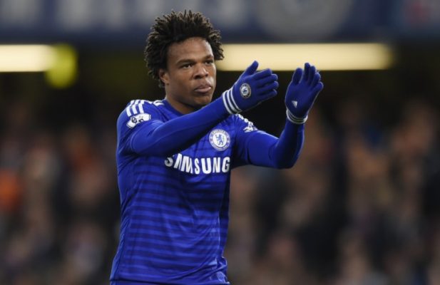 150404, Fotboll, Premier League, Chelsea - Stoke City: Football - Chelsea v Stoke City - Barclays Premier League - Stamford Bridge - 4/4/15 Loic Remy celebrates after scoring the second goal for Chelsea Action Images via Reuters / Tony O'Brien Livepic EDITORIAL USE ONLY. No use with unauthorized audio, video, data, fixture lists, club/league logos or "live" services. Online in-match use limited to 45 images, no video emulation. No use in betting, games or single club/league/player publications. Please contact your account representative for further details. © Bildbyrn - COP 7 - SWEDEN ONLY