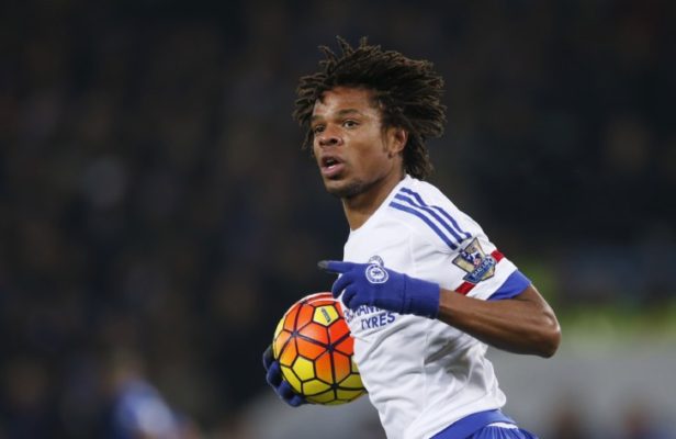 151214, Fotboll, Premier League Football Soccer - Leicester City v Chelsea - Barclays Premier League - King Power Stadium - 14/12/15 Loic Remy celebrates after scoring the first goal for Chelsea Reuters / Andrew Yates Livepic EDITORIAL USE ONLY. No use with unauthorized audio, video, data, fixture lists, club/league logos or "live" services. Online in-match use limited to 45 images, no video emulation. No use in betting, games or single club/league/player publications. Please contact your account representative for further details. © Bildbyrn - COP 7 - SWEDEN ONLY