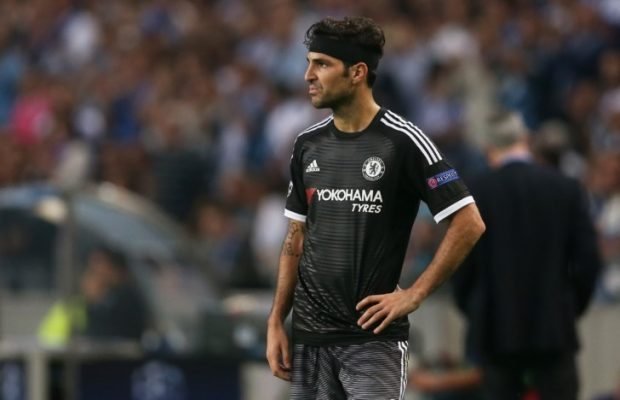 150929, Fotboll, Champions League Football - FC Porto v Chelsea - UEFA Champions League Group Stage - Group G - Dragao Stadium, Oporto, Portugal - 29/9/15 Chelsea's Cesc Fabregas looks dejected after the game Action Images via Reuters / Matthew Childs Livepic EDITORIAL USE ONLY. © Bildbyrn - COP 7 - SWEDEN ONLY