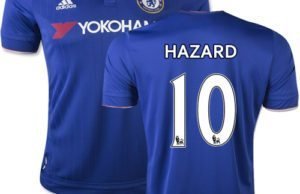 Eden Hazard's replica jersey is one of the Top 10 Selling Football Jerseys of Players