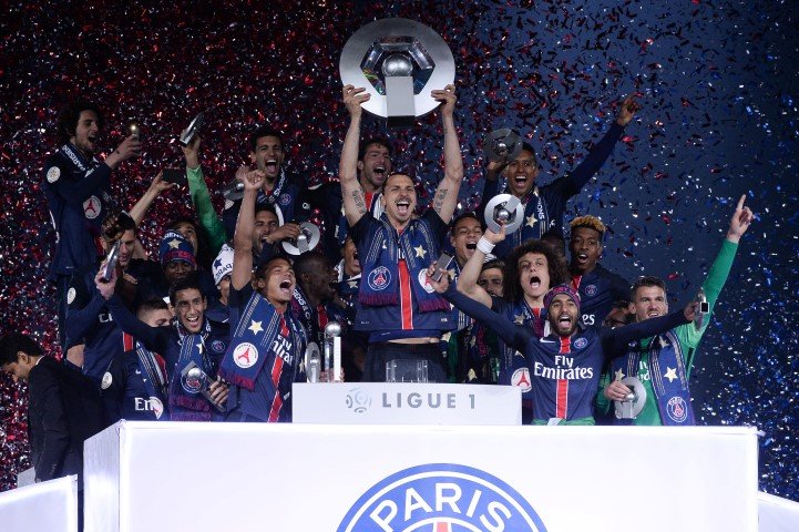 French Ligue 1 Past Winners PSG