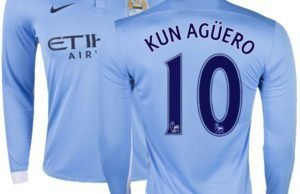 Sergio Aguero's replica jersey is one of the Top 10 Selling Football Jerseys of Players