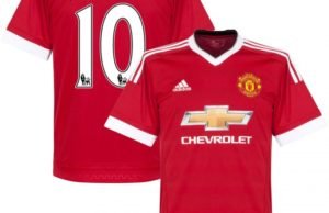 Wayne Rooney's replica jersey is one of the Top 10 Selling Football Jerseys of Players
