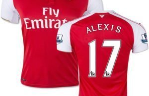 Alexis Sanchez's replica jersey is one of the Top 10 Selling Football Jerseys of Players