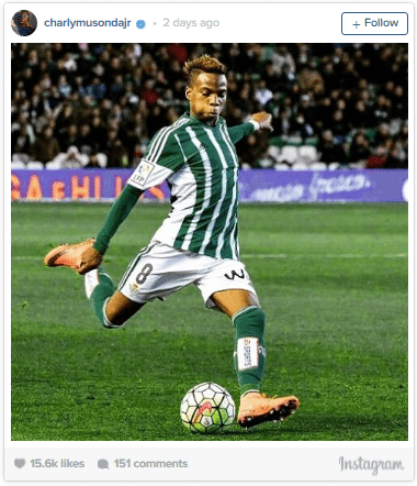 Musonda posted the above photo and wrote: “2016/2017 The show will be back coming soon…”