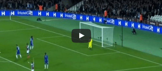 West Ham 2-0 Chelsea Fernandes Goal Video Highlight 1