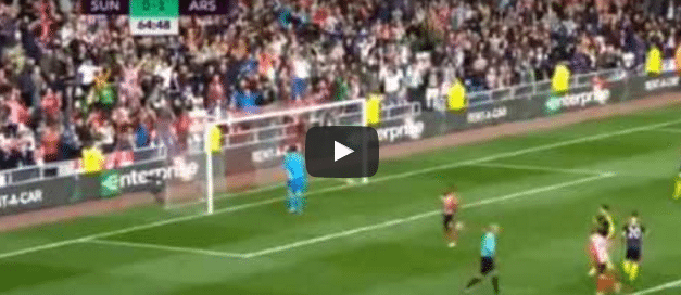 Sunderland 1-3 Arsenal Olivier Giroud Goal Video Highlight 1