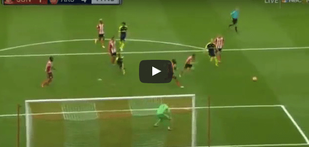 Sunderland 1-4 Arsenal Alexis Sanchez Goal Video Highlight 1