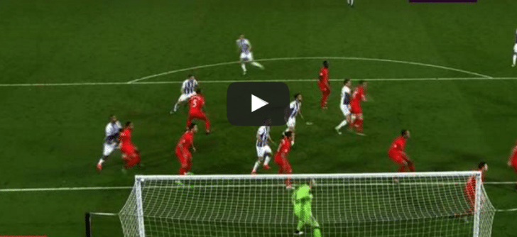 Liverpool 2-1 West Brom Gareth McAuley Goal Video Highlight