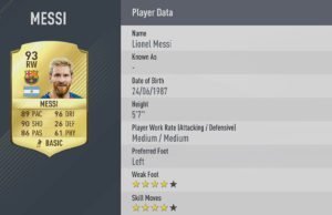 Lionel Messi is part of the Best FIFA 17 starting XI based on player ratings