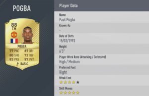 Paul Pogba is part of the Best FIFA 17 starting XI based on player ratings