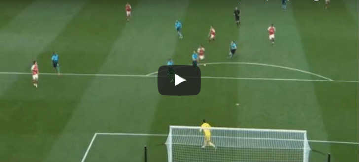 Arsenal 1-0 Swansea Theo Walcott Goal Video Highlight