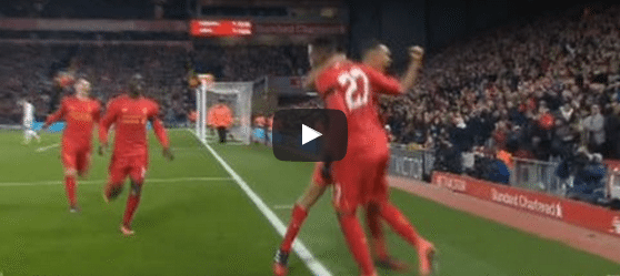 Liverpool 1-0 Leeds Origi Goal Video Highlight 1