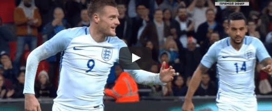 England 2-0 Spain Vardy Goal Video Highlight 1