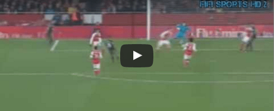 West Ham 1-4 Arsenal Alex Oxlade-Chamberlain Goal Video Highlight 1