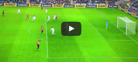 Swansea City 0-2 Manchester United Zlatan Ibrahimovic GOAL Video Highlight 1