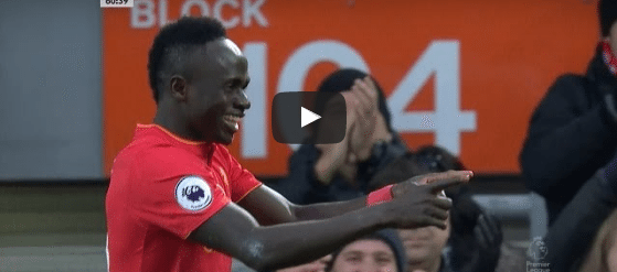 Liverpool 5-0 Watford Sadio Mane GOAL Video Highlight 1
