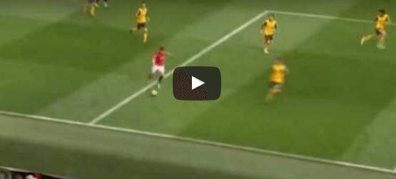 Manchester United 1-0 Arsenal Juan Mata Goal Video Highlight 1