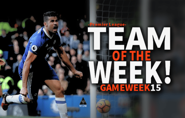 EPL Premier League Team of the week game week 15