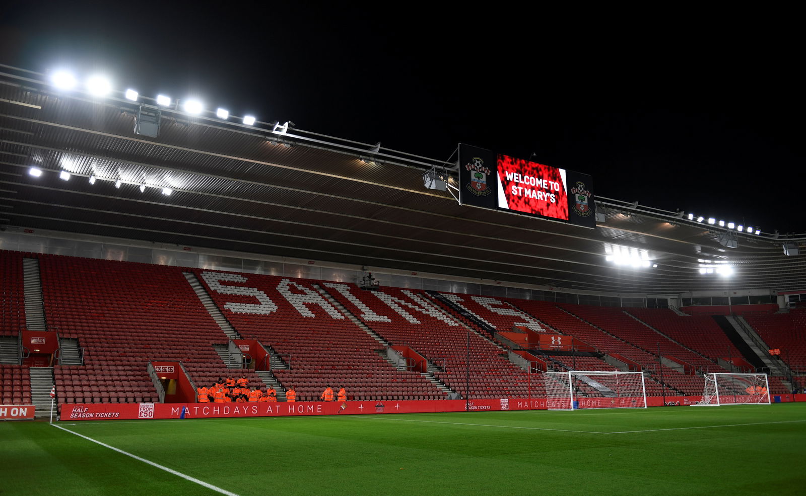 Top 10 lowest Premier League attendances 2018 Southampton City