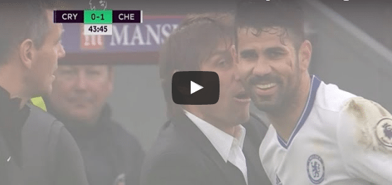 Crystal Palace 0-1 Chelsea Diego Costa Goal Video Highlight 1
