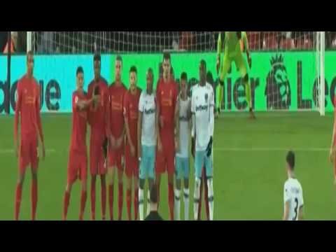 Liverpool 1-1 West Ham Payet Goal Video Highlight 1