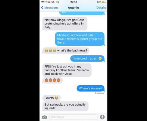 Diego Costa and Antonio Conte SECRET text message conversation revealed! 10