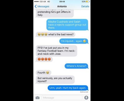 Diego Costa and Antonio Conte SECRET text message conversation revealed! 11
