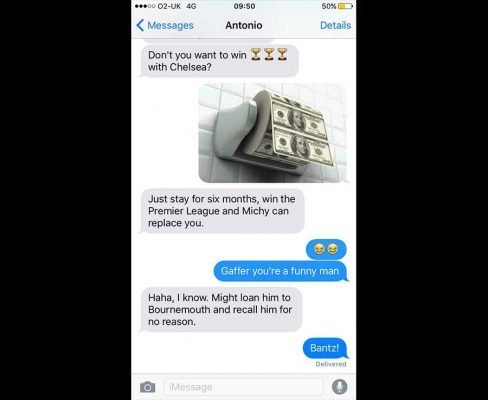 Diego Costa and Antonio Conte SECRET text message conversation revealed! 21
