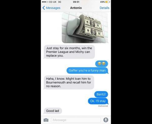 Diego Costa and Antonio Conte SECRET text message conversation revealed! 23