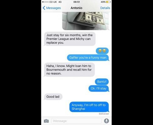Diego Costa and Antonio Conte SECRET text message conversation revealed! 24