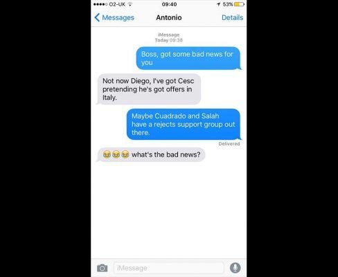 Diego Costa and Antonio Conte SECRET text message conversation revealed! 4