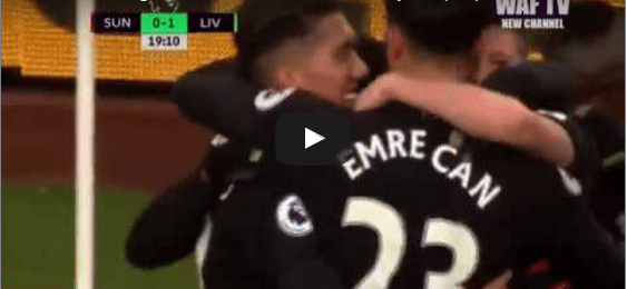 Sunderland 0-1 Liverpool Daniel Sturridge Goal Video Highlight 1