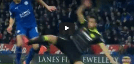 Leicester 0-1 Chelsea Marcos Alonso Goal Video Highlight 1