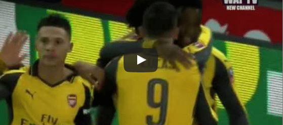 Southampton 0-1 Arsenal Danny Welbeck Goal Video Highlight 1