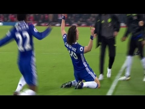 Liverpool 0-1 Chelsea David Luiz Goal Video Highlight 1